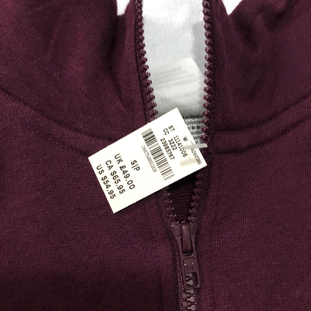 Vs Pink Quarter Zip Sweater Small - Picture 2 of 4